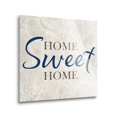 thumbnail image 2 of Home Sweet Home Ecru Floral Sketch 12 x 12 Glass Wall Hanging Sign, 2 of 4