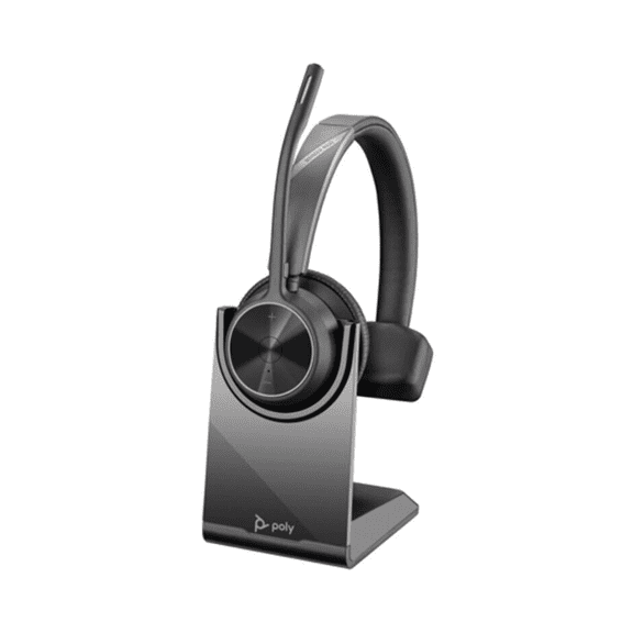 Pre-Owned Poly Voyager 4310-M UC Wireless Bluetooth Headset with Charging Stand – 8G103AA