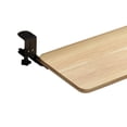 thumbnail image 6 of Large Keyboard Tray under Computer Table Save slide Out Platform Comfortable Ergonomic Mouse Pad Holder clip Bracket for Desktop Wood Color, 6 of 8