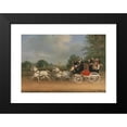thumbnail image 2 of James Pollard 14x11 Black Modern Framed Museum Art Print Titled - The London-Faringdon Coach Passing Buckland House, Berkshire (1835), 2 of 5