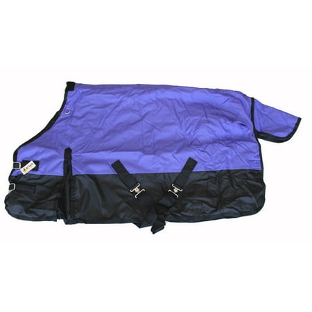 - Pony Horse Turnout Blanket Rip Stop 600D Water Proof 300G Medium Weight Purple