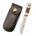 thumbnail image 2 of Portable Folding Knife Storage Sheath Pouches with Belt Loop Leathers Holsters Belt Pocket Knife Holder Durable, 2 of 6