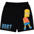 thumbnail image 5 of The Simpsons Boy's Bart T-Shirt and Shorts Bundle Clothing Set- Little and Big Boys Bart Simpson Sizes 4-20, Black, 8, 5 of 9