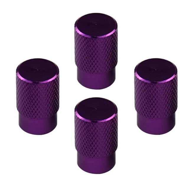 koolsoo 4PCSx Aluminum Alloy Tubeless Wheel Tire Valve Stem With Dust Cap Set
