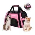 thumbnail image 1 of Mochila Transportadora Bolsa Mascota Perro Gato Viaje Chica Modelo Rosa, 1 of 4