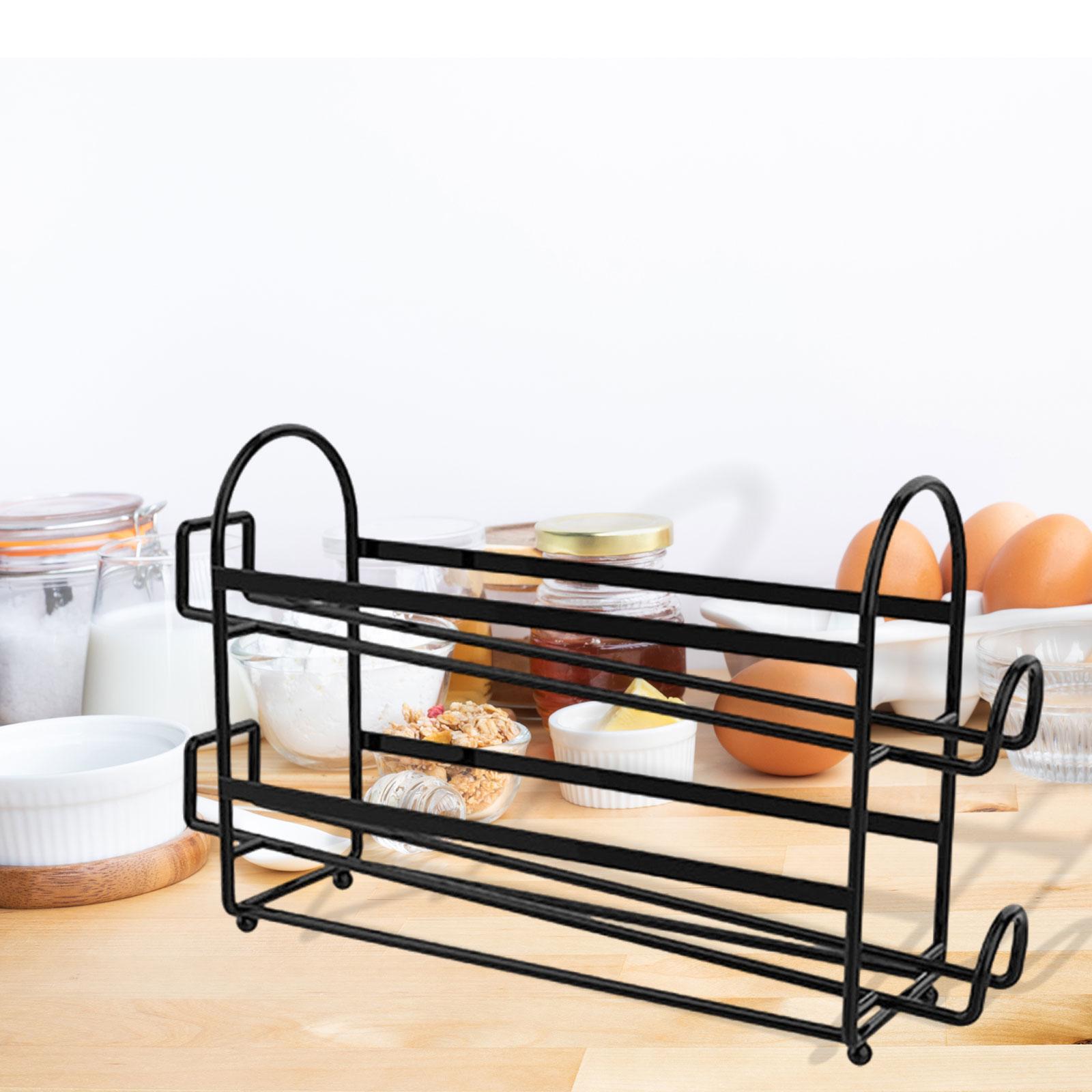 Rolling Egg Dispenser Fridge Organizer Space Saving Carbon Steel Wire Tray for Refrigerator Cabinet Chicken Duck Eggs