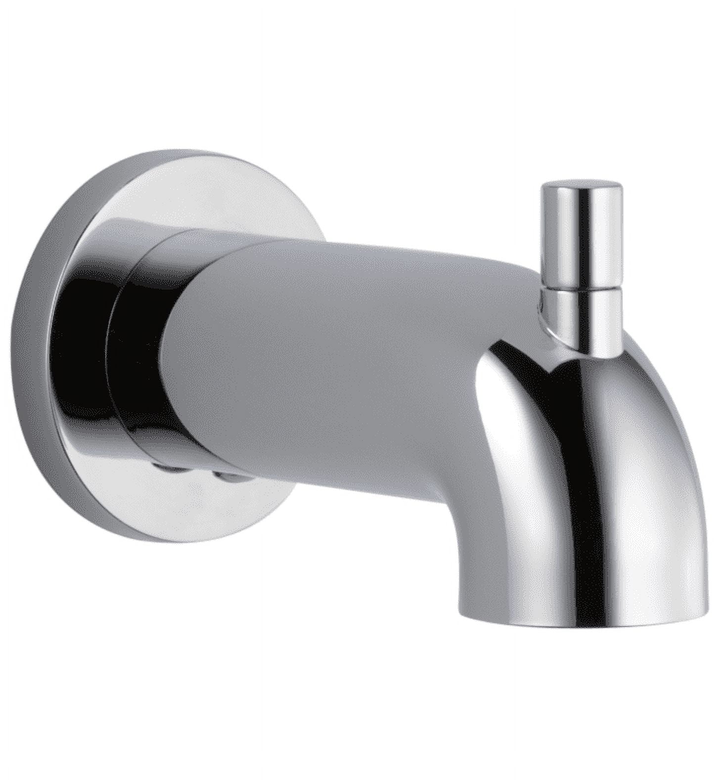 Delta Alux Tub Spout - Pull-Up Diverter in Matte Black Faucets