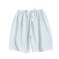 thumbnail image 3 of Yertdoel Pajama Shorts Women Fashion Plaid Bow Elastic Waist Loose Lounge Shorts Daily Casual Comfy Lightweight Soft Sleep Bottoms, 3 of 6