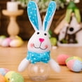 thumbnail image 2 of Dsscvnef Easter Ornament Cartoon Rabbit Shape Home Decorations Children's Gift Box Transparent Candy Jar, 2 of 5