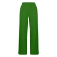 thumbnail image 5 of Staki Big Girls Flared Leggings Girl's Bootcut Yoga Pants with Pockets,High Waisted Casual Kids Bell Bottoms Pants 6-10Y 11-15Y(Green,8-9 Years), 5 of 5