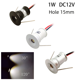 thumbnail image 1 of Foco empotrado pequeño de 12 V y 1 W para armario de vinos, vitrina de joyas, lámpara de techo, miniluz empotrada para pulgar, 1 of 5