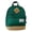 130-Green, variant on Leather Patch Bottom Color Block Backpack Front Pocket Breathable Straps Waterproof Teen Back To School Casual Bookbag