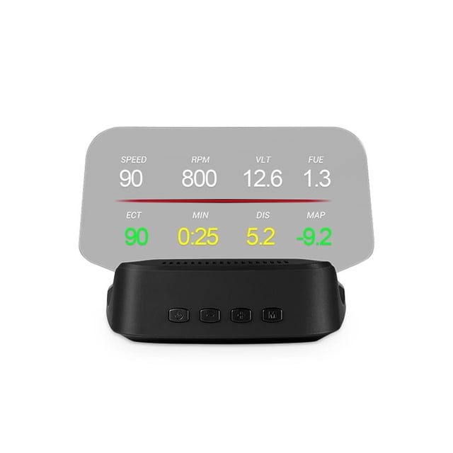 Riwesomey Universal Car HUD Head Up Display Claro Digital Velocímetro Conducción segura Alta definición Automóvil Ordenador Navegador Paneles de instrumentos para automóviles No.1