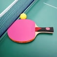 thumbnail image 2 of Strong Control Table Tennis Racket 7 Ply wood Bat FL Long handl Colorful Pink, 2 of 10