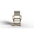 thumbnail image 5 of Curated Maison Cateline 7-Piece Rectangular Teak Outdoor Dining Set in Taupe, 5 of 8
