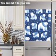 thumbnail image 4 of Dailycode Dishwasher Magnet Cover Magnetic Fridge Door Cover Home Kitchen Decor, White Winter Polar Bears, 23"x 26", 4 of 6