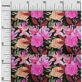 thumbnail image 1 of oneOone Cotton Poplin Twill Fuschia Pink Fabric Florals Fabric For Sewing Printed Craft Fabric By The Yard 56 Inch Wide-032, 1 of 1