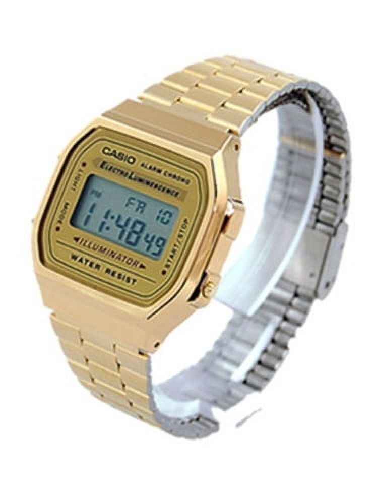 Casio A168WG-9UR Vintage Digital Gold Watch photo 4