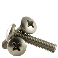1/4"-20 x 1-3/4" Machine Screw, Stainless Steel (18-8), Phillips Pan Head (inch) Head Style: Pan, (QUANTITY: 100) Drive: Phillips, Thread: Coarse Thread (UNC), Fully Threaded - image 1 of 1