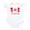 Cloud White, variant on CafePress - Vintage Canada Infant Bodysuit - Baby Light Bodysuit, Size Newborn - 24 Months