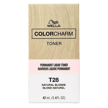 Wella Color Charm Liquid Toner #T28 Natural Blonde (Pack of 2)
