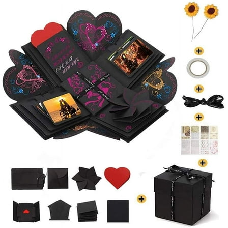 Surprise Explosion Box Love Memory DIY Photo Album for Anniversary ...