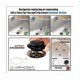 thumbnail image 3 of Universal Tub Drain Tip Toe Tub Conversion Kit Assembly, Installation Bathtub Drain Replacement Tri, 3 of 5
