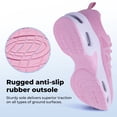thumbnail image 4 of Womens Shoe Athletic Tennis  for Women  Lightweight Sneakers Breathable Walking Shoes for Workout  Pink Size 8.5, 4 of 8
