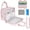 Pink, variant on Wearable Breast Pump Bag with Insulated Cooler Compartment, Travel Carrying Case Compatible with Momcozy, Elvie and Medela Breast Pump Series, Includes Ice Pack & Waterproof Mat for Breastfeeding Acc