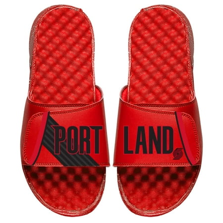 

Men s ISlide Red Portland Trail Blazers Statement Jersey Split Slide Sandals