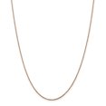 thumbnail image 1 of 14K Rose Gold 1.1mm Ropa Chain 24 Inch, 1 of 5