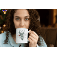 thumbnail image 2 of Rudolph Is My Spirit Animal With Reindeer Silhouette Print Funny Christmas Coffee & Tea Mug, Dinnerware, Utensils, Containers, Kitchen Items, Stocking Stuffers, Party Favors, And Supplies (15oz), 2 of 3