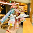 thumbnail image 2 of Llavero de Anime Sanrio Kawaii Cinnamoroll para mujer, llavero de coche de dibujos animados, adornos colgantes para bolso, regalo para niños, nuevo estilo de fiesta, 2 of 4