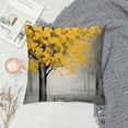 thumbnail image 2 of Chilfamy Soft and Durable Yellow Tree Short Plush Pillowcase White, 2 of 5