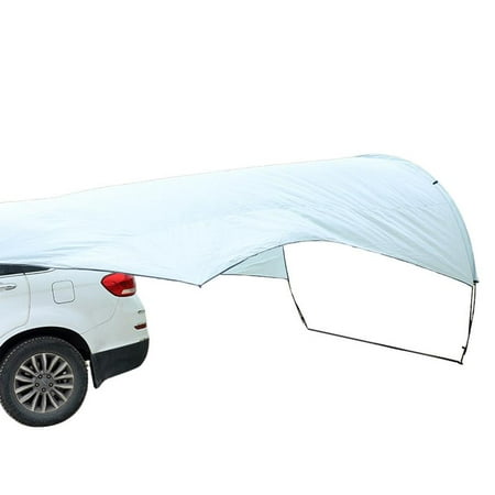 Fovolat Portable Sunshade Canopy Tent|Car Rear Tents Roof Tent|Camping Tents Lightweight Car Awning for Camping Travel Emergency Bugs Out