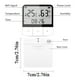 thumbnail image 3 of Pisexur Electrónica para Hombres Wifi Sensor Inteligente de Temperatura y Humedad Medidor Termohigrómetro Pantalla LCD Datos Históricos Compatible Electrónica Infantil, Organizador de Electrónica, 3 of 9