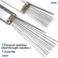 thumbnail image 3 of 12 Pieces Torch Tip Cleaner Welding Tip Cleaner Tool Kit for Cutting Torches Nozzles Carb Carbon Carburetor Jet Sprinklers and Shower Heads Wire 13 Wire Set, 3 of 7