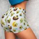 thumbnail image 4 of Fotbe Funny Avocado In Mexican Clothes Shorts Sin Costuras – Shorts Deportivos de Cintura Alta para Mujer, Elásticos para Gimnasio, Yoga, Running o Ciclismo-Medium, 4 of 8