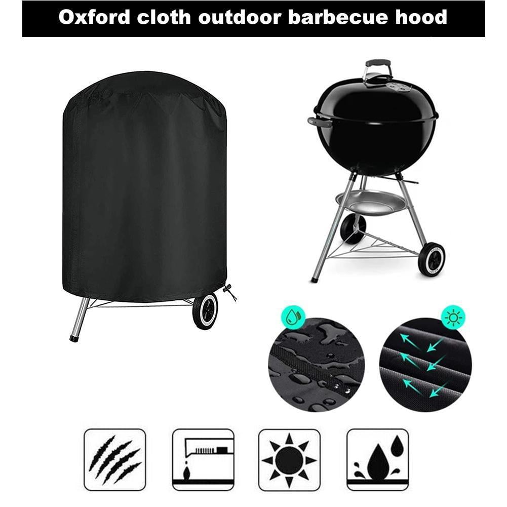 Kettle BBQ Grill Cover Barbecue Round Smoker Cover For Garden Waterproof X7E5 