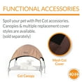 thumbnail image 5 of K&H Pet Products Comfy Pet Cot Elevated Pet Bed Chocolate/Tan Small 22 X 17 X 7 Inches, 5 of 9