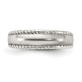 thumbnail image 4 of Sterling Silver Polished and Antiqued Set of 2 Toe Rings, 4 of 6
