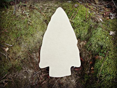Arrow Cutout Unfinished Wood Sign Archery Door Hanger MDF Shape Canvas Style 4