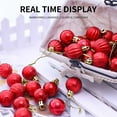 thumbnail image 4 of KCEHTA 24PCS Christmas Ball Ornaments for Xmas Christmas Tree, 1.18inch Shatterproof Christmas Baubles Christmas Tree Ball Ornaments Set for Holiday Wedding Party Decoration, 4 of 7