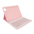 thumbnail image 2 of Teclado para tableta con diseño británico de 32,8 pies, control de conexión Bluetooth, funda protectora, teclado inalámbrico para tableta iOS Air 4/5 de 10,9 pulgadas, color rosa, 2 of 5