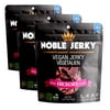Noble Jerky - Vegan, Vegetarian, Plant Based Snacks, 70 Gram Bags, (3 Bags) (Hickory)