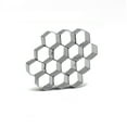 thumbnail image 1 of Hexagon Cookie Cutter Stainless Steel Honeycomb Pattern Baking Tool for Pastry Decorating, Multicolor, 1 of 6