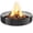 Black, variant on 48 Inch Round Galvanized Fire Pit Ring, Foldable Outdoor Fire Ring for Yard, Garden, Park, Beach and Campfire,(4 FT Diameter, Silver)