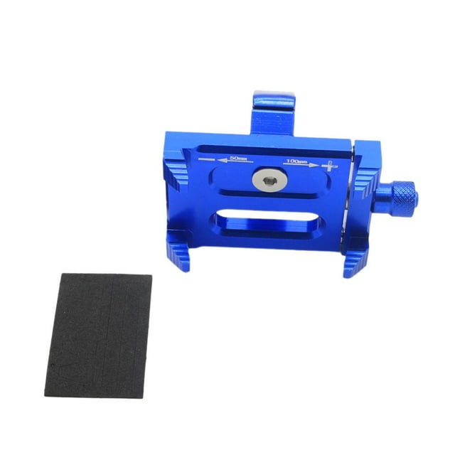 soporte para universal retráctil para motocicleta de 22 mm con soporte para manillar Azul
