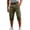 E3-Camouflage Green, variant on Men's Long Cargo Shorts Elastic Waist Long Blew Knee Capri Shorts Multi-Pocket Below Knee 3/4 Pants Relaxed Fit Running Hiking Capri Pants,Blue 3XL