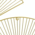 thumbnail image 6 of CosmoLiving by Cosmopolitan Gold Metal Half Moon Sunburst Wall Decor, 6 of 8